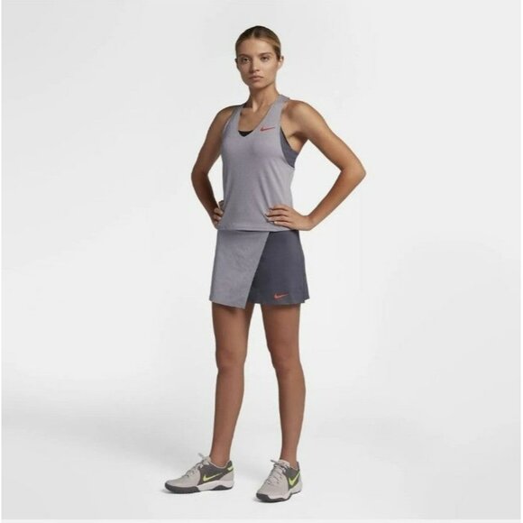 NIKE TENNIS SKIRT MARIA SHARAPOVA / GRAY 933193-011 - Picture 4 of 8